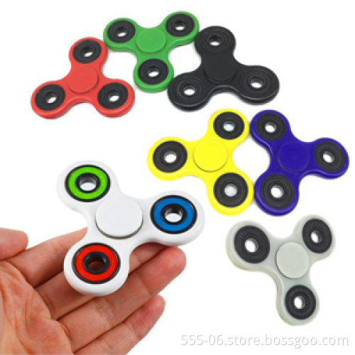 hot selling metal Ball bearing Focus hand fidget spinner toy with retail package